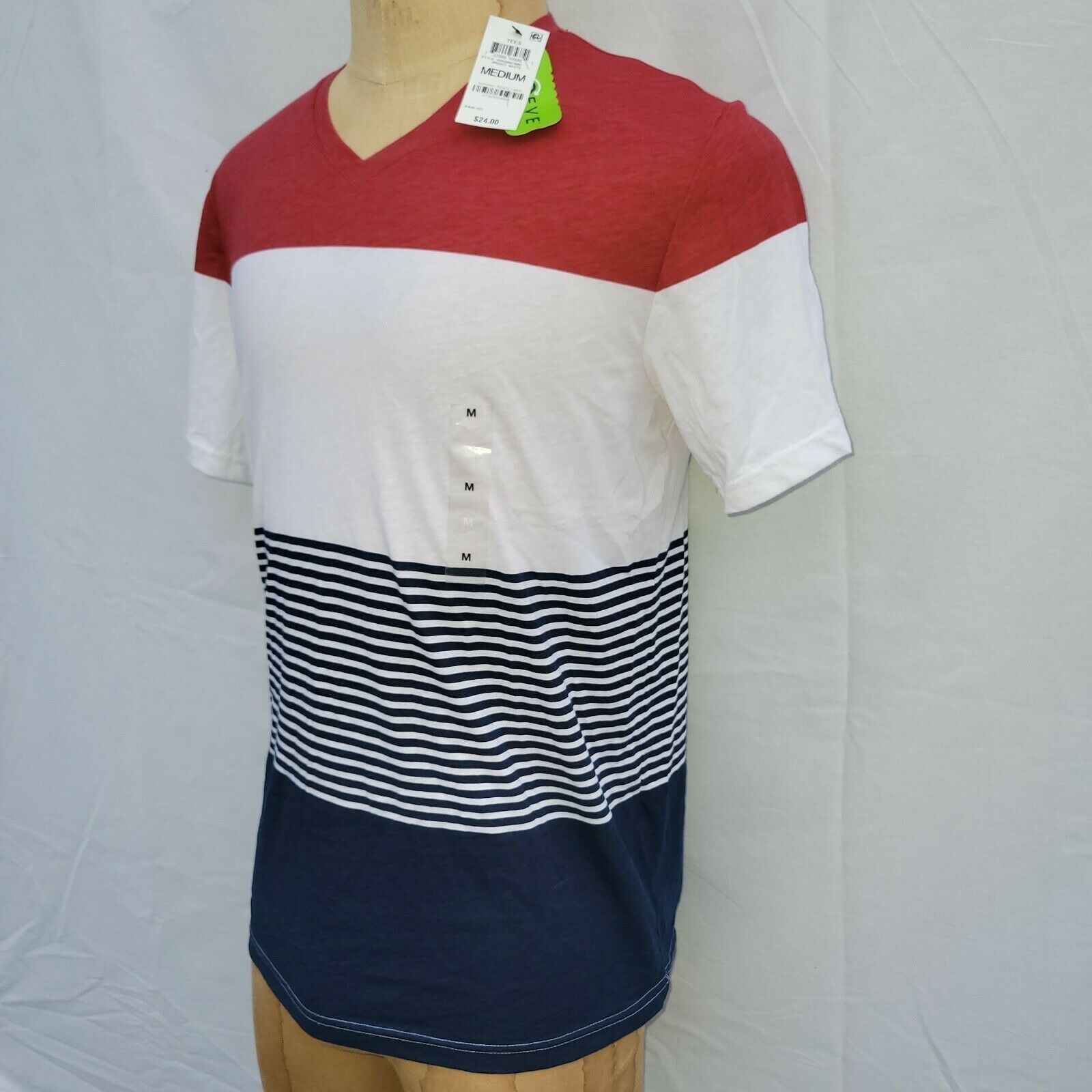 Other Men's Classic Tshirt. Medium. Red/White/Navy. Size US M / EU 48-50 / 2 - 2 Thumbnail