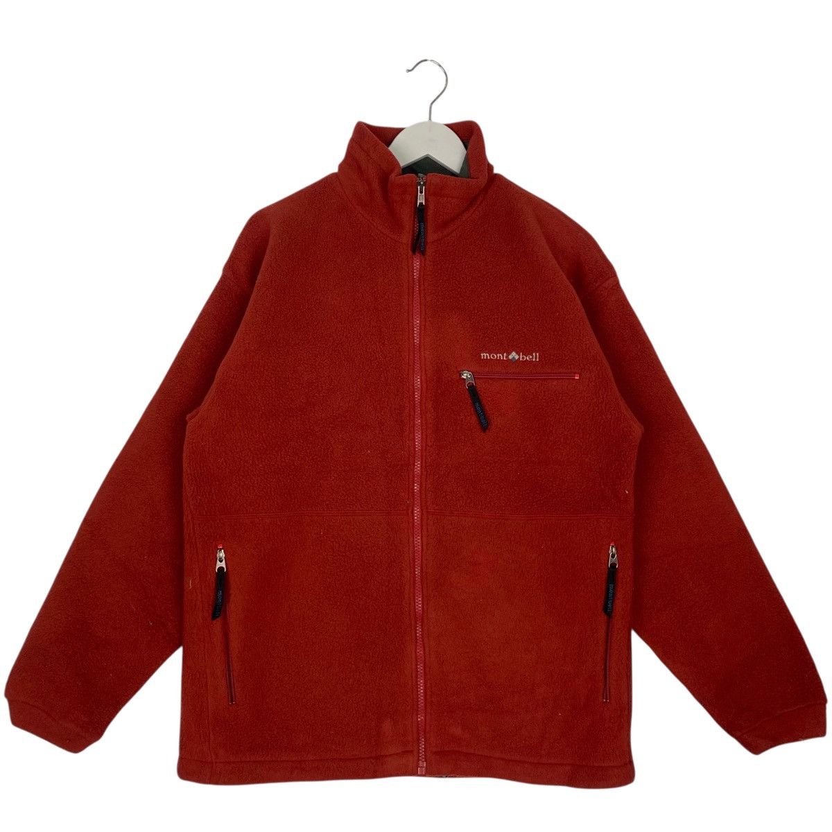Other Vintage Montbell Fleece Sweater Full Zip Red Size S Size US S / EU 44-46 / 1 - 1 Thumbnail