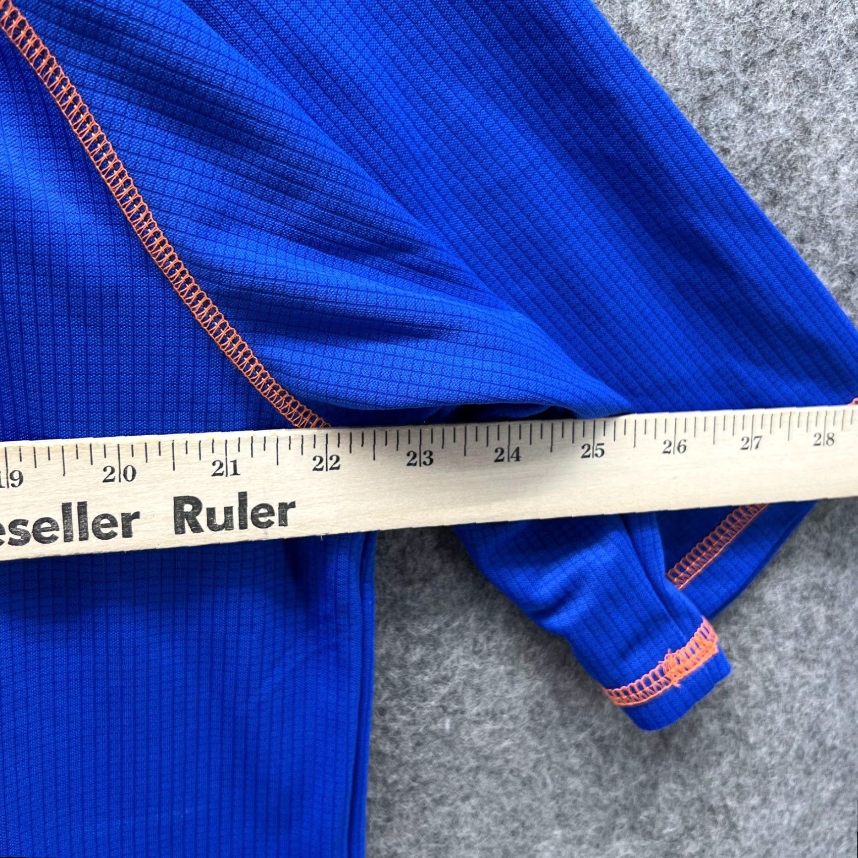 Vintage Reel Legends Shirt Men Large Blue Orange Polyester Crewneck Knit Performance Size US L / EU 52-54 / 3 - 5 Thumbnail