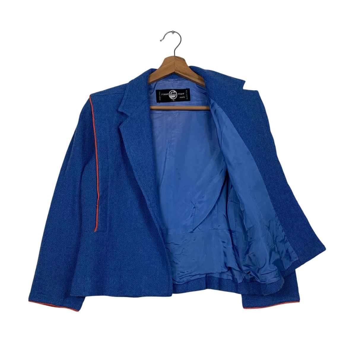Japanese Brand ROGER MAHR Paris Roma Iwashima Blazer Jacket #2876-C130 Size M / US 6-8 / IT 42-44 - 8 Thumbnail