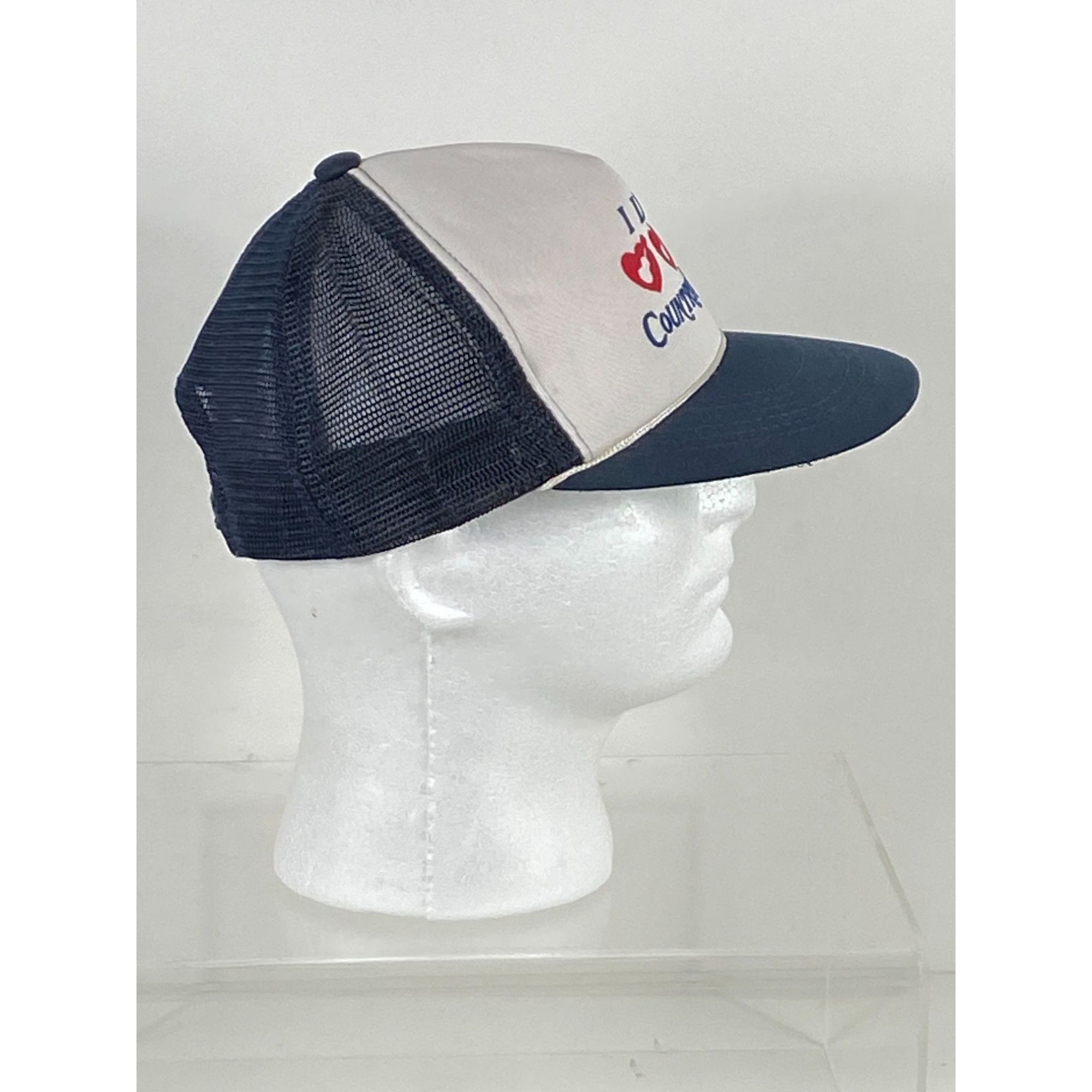 Other VTG "I Love Country Music" Trucker Mesh Snapback Cap White/N Size ONE SIZE - 3 Thumbnail