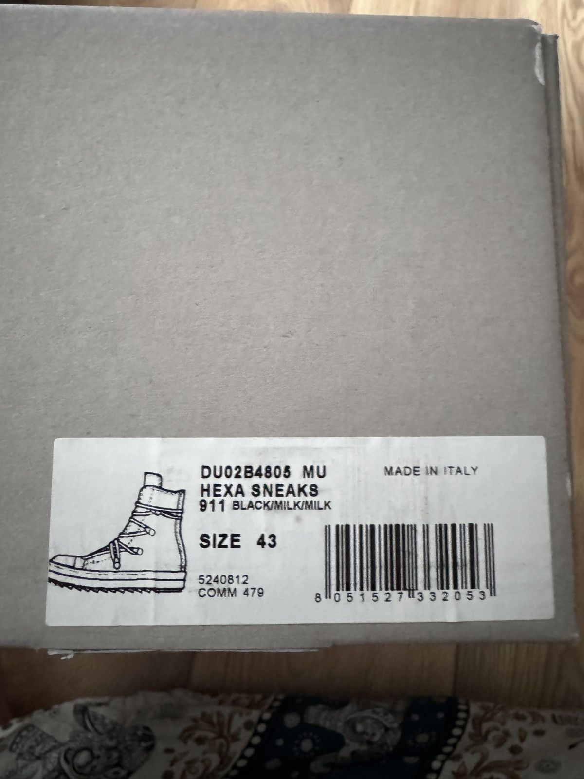 Rick Owens RICK OWENS DRKSHDW HEXAGRAM Size US 10 / EU 43 - 6 Thumbnail