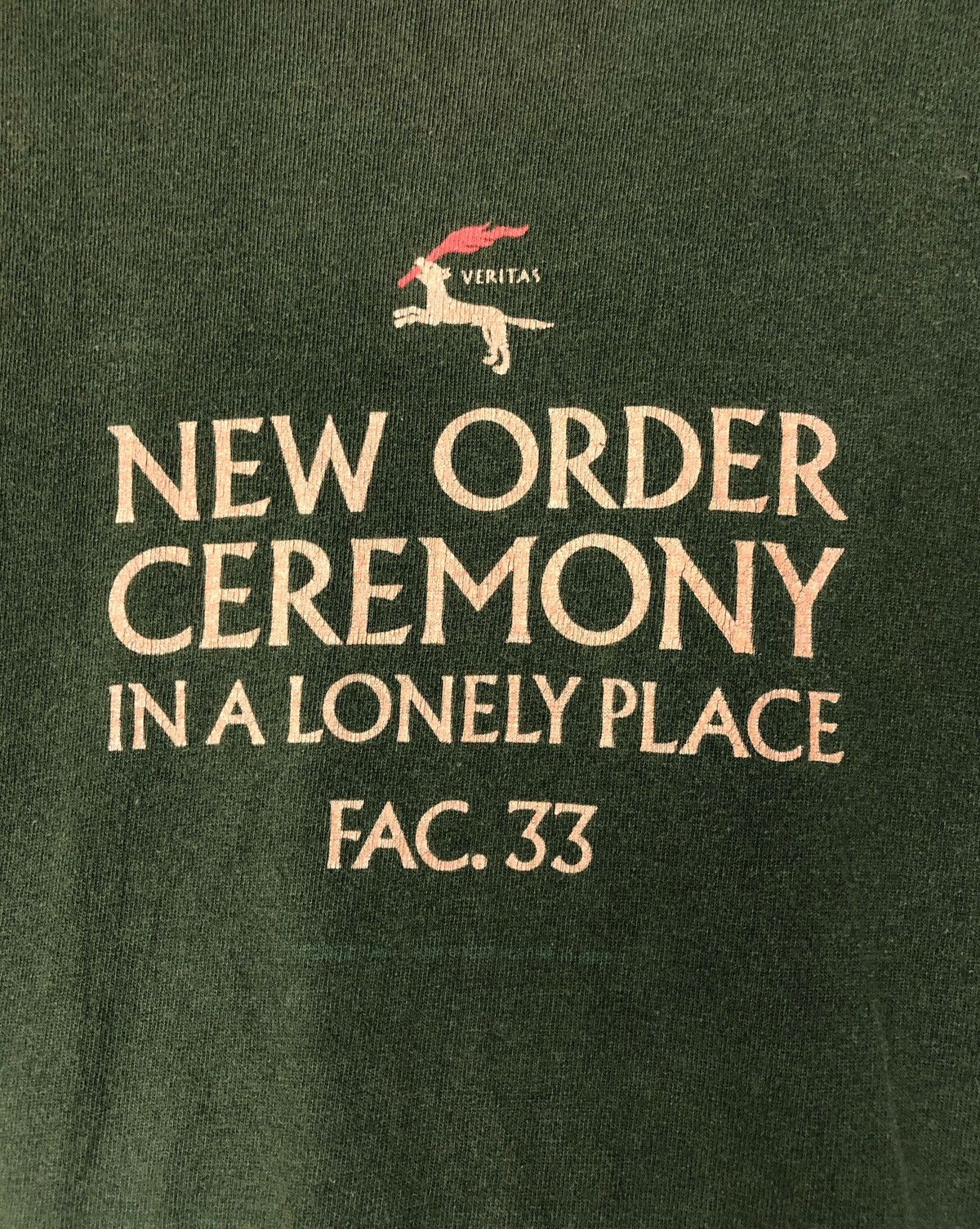 Band Tees × New Order New Order Y2K Ceremony Olive Green T shirt Size US M / EU 48-50 / 2 - 8 Thumbnail