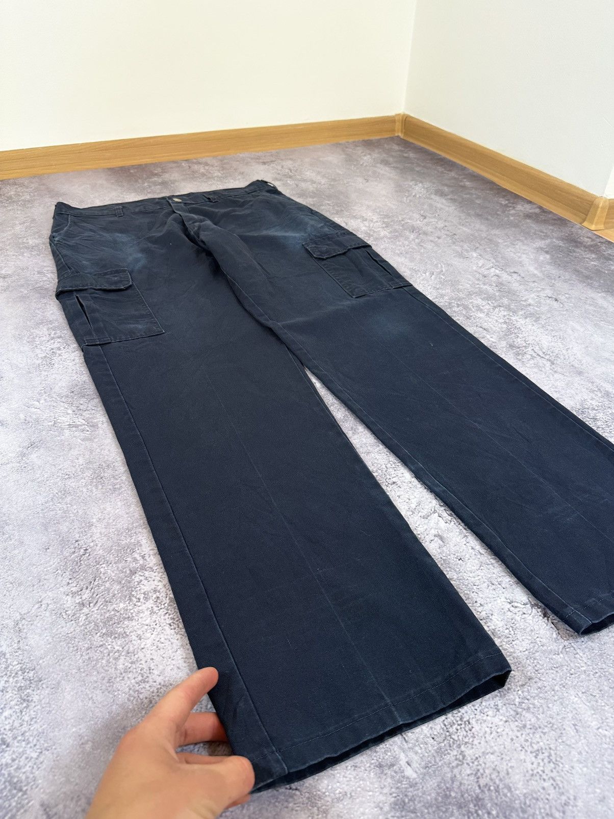 Dickies Vintage Dickies Cargo Carpenter Faded Baggy Y2K Work Pants Size US 34 / EU 50 - 9 Thumbnail