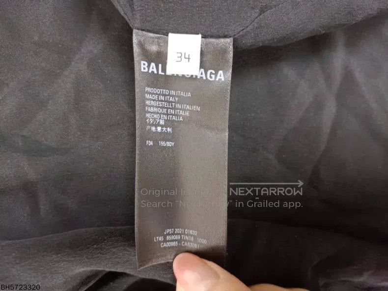 Balenciaga Balenciaga Logo Print Solid Jacket 34. Size US XS / EU 42 / 0 - 6 Thumbnail