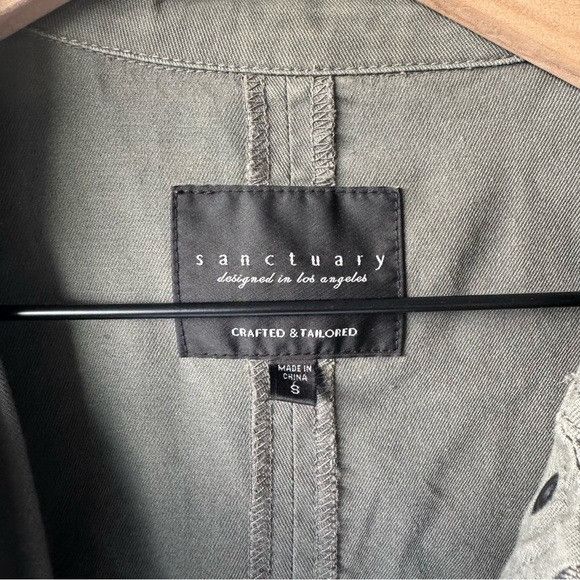 Sanctuary New Sanctuary Women’s Army Green Field Utility Jacket Sz S Size S / US 4 / IT 40 - 3 Thumbnail