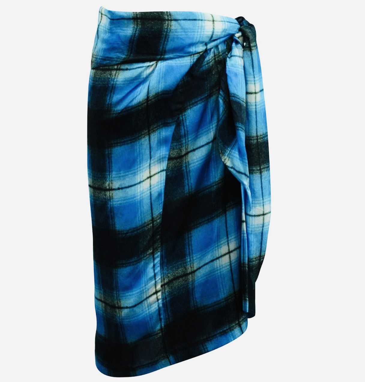 Dries Van Noten Dries van noten blue plaid skirt. Size 28" / US 6 / IT 42 - 3 Thumbnail