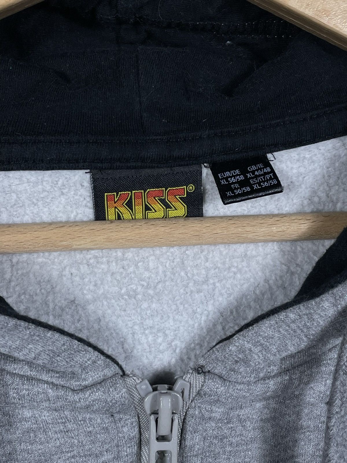 Band Tees × KISS × Vintage Retro 00s Kiss Band Merch Hoodie Rock Metal Baggy Loose Size US XL / EU 56 / 4 - 6 Thumbnail