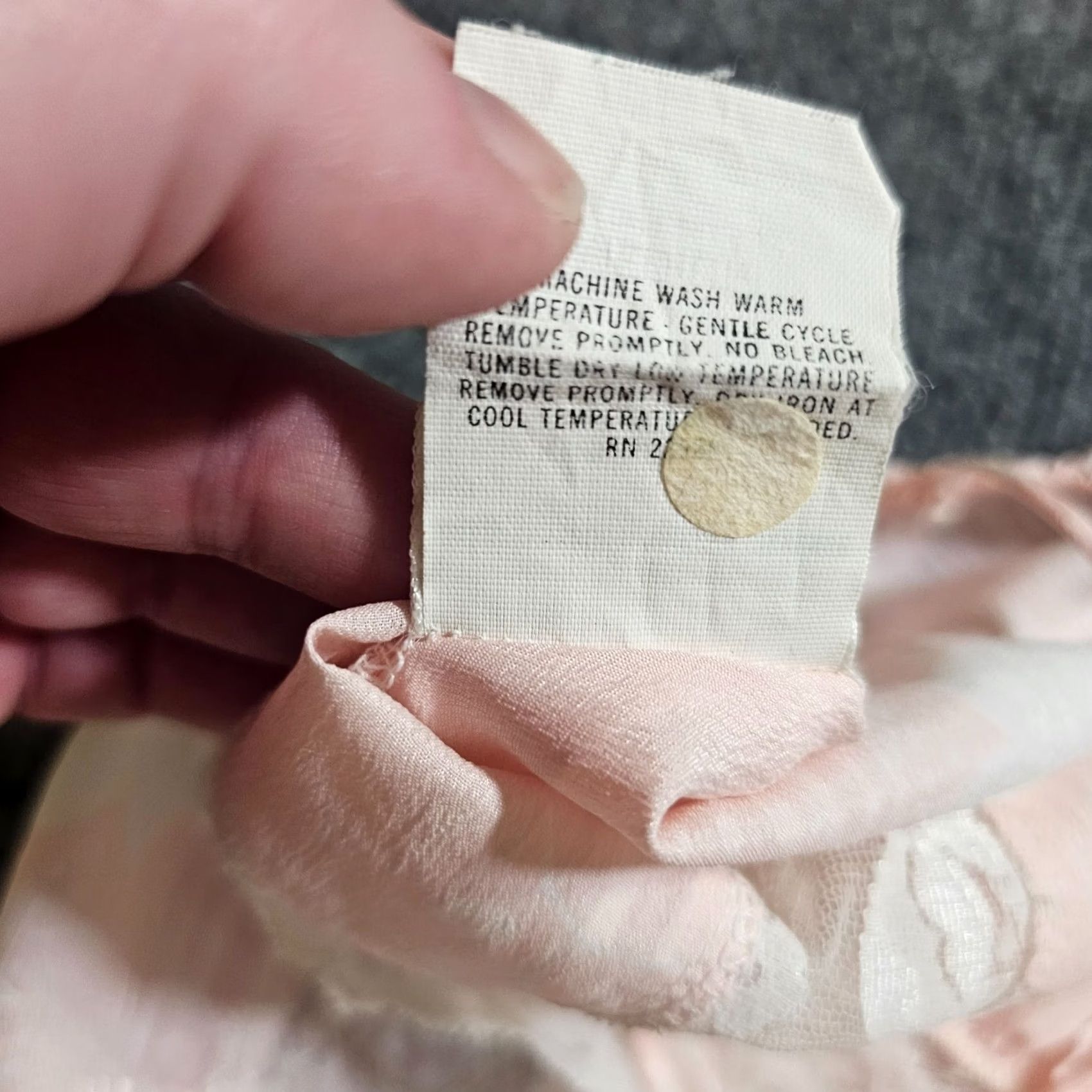 Pinko VINTAGE Gilligan & O'Malley Nightgown Womens Medium Pink Lace Chemise Size ONE SIZE - 5 Thumbnail