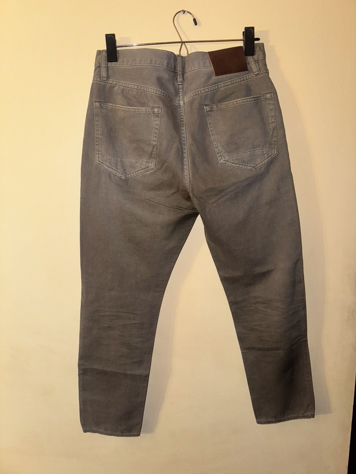 Allsaints Allsaints Men’s Jack Carpenter Cropped Straight Jeans, 28W Size US 28 / EU 44 - 5 Thumbnail