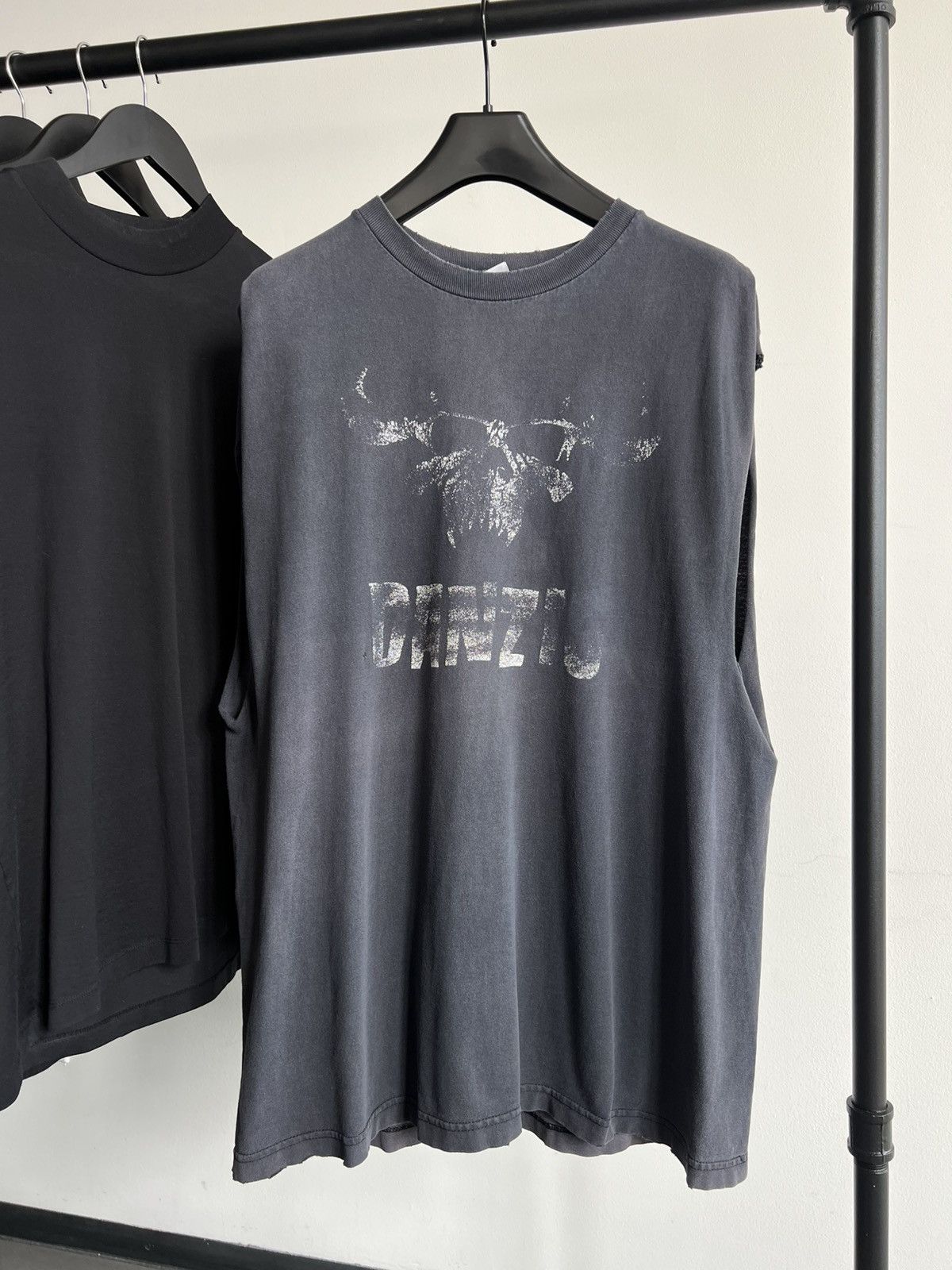 Band Tees × Vintage Vintage Faded Danzig Band Tour Tank Top Tee Size US XL / EU 56 / 4 - 1 Thumbnail