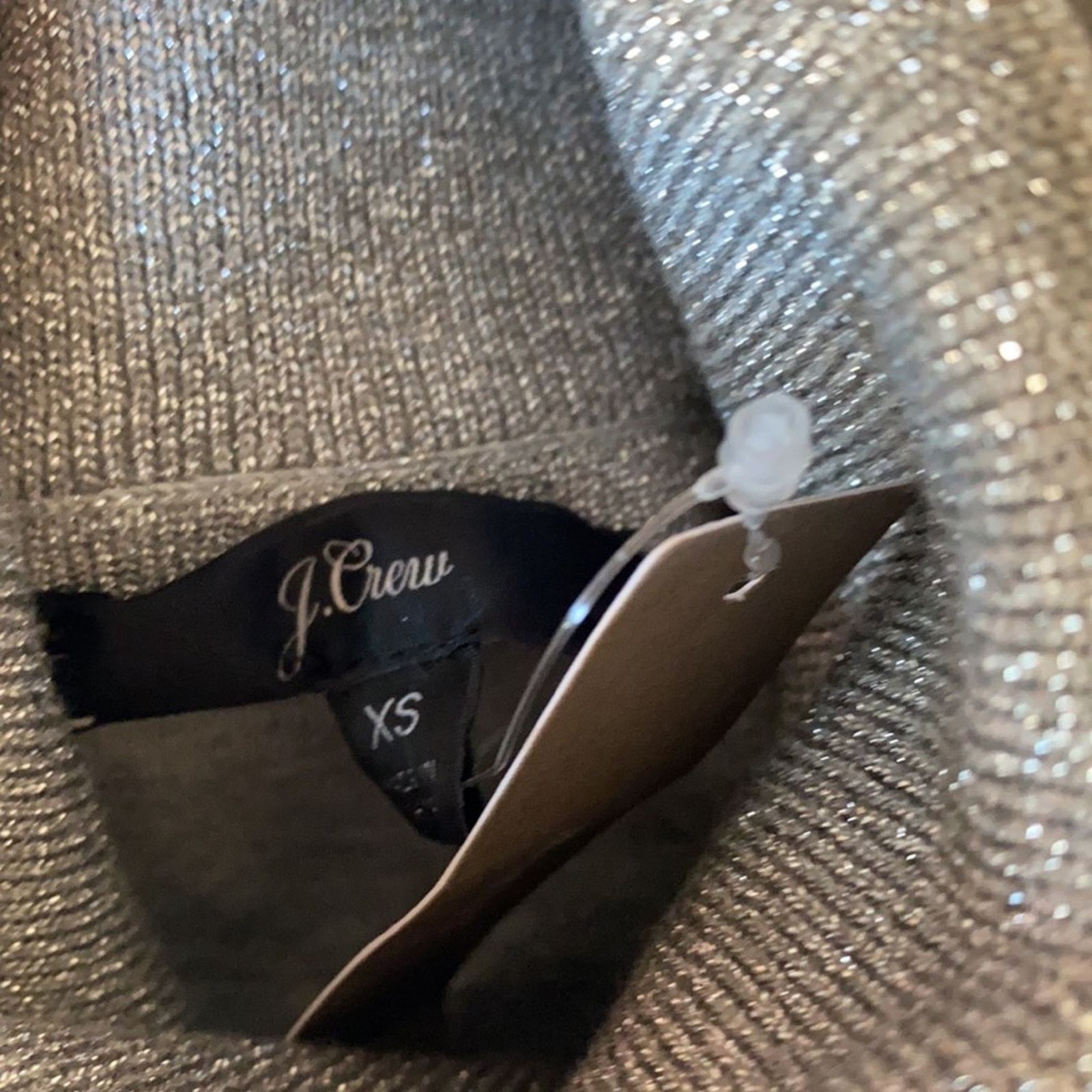 J.Crew J.crew turtleneck top silver NWT xs w lots of stretch Size XS / US 0-2 / IT 36-38 - 3 Thumbnail