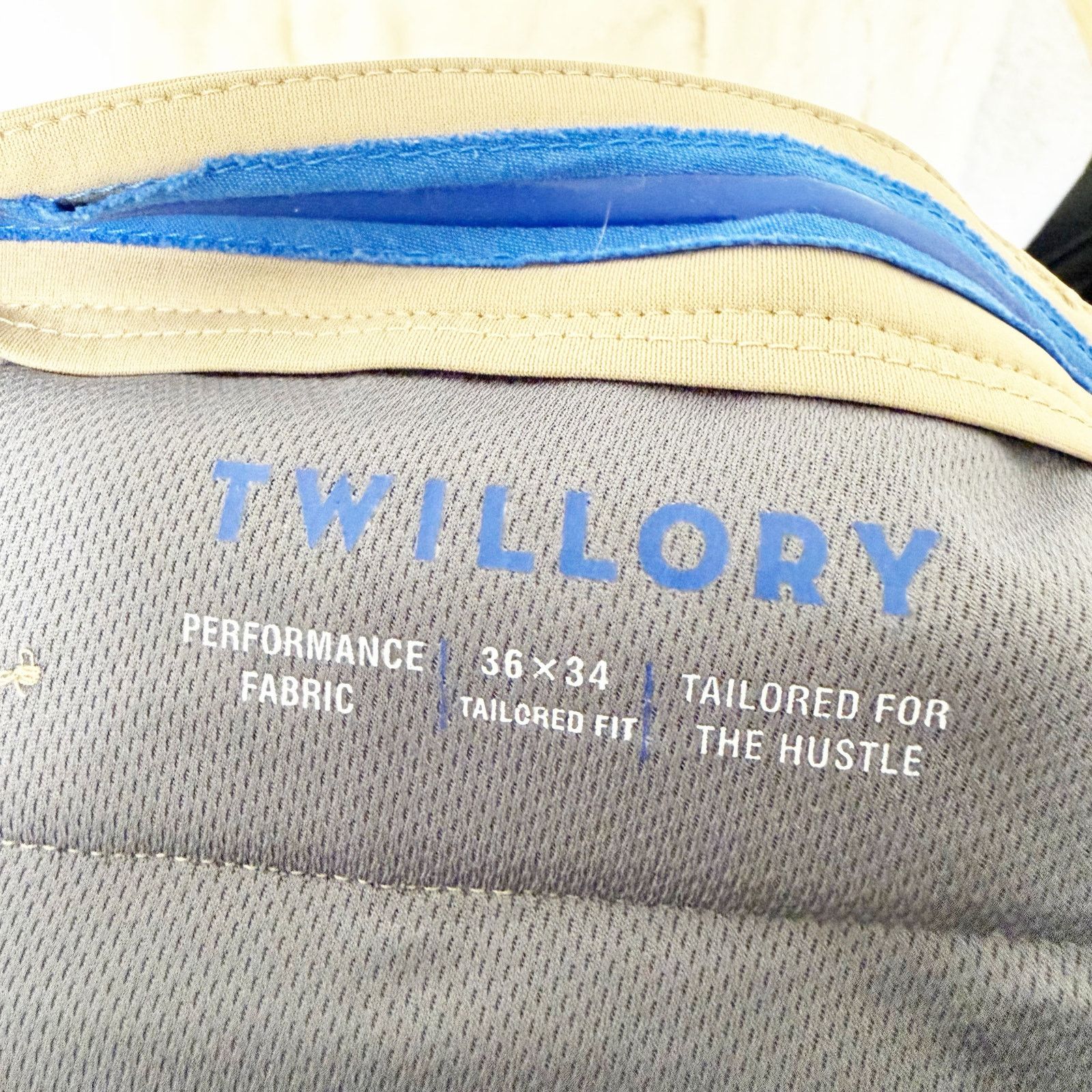 Twillory Twillory Tan Performance Tailored Fit Golf Pants 36x32 Size US 36 / EU 52 - 2 Thumbnail