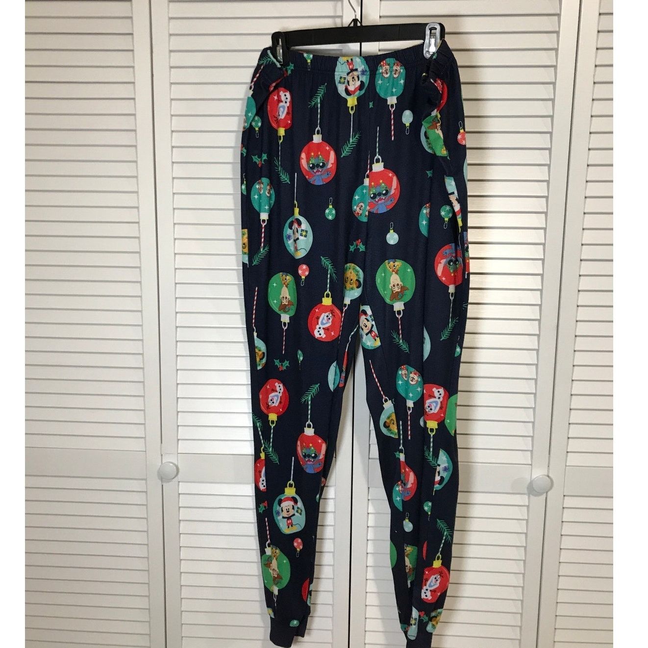 Disney Disney Christmas Winter Blue Multicolor Pajama Set Womens XL Size ONE SIZE - 4 Thumbnail