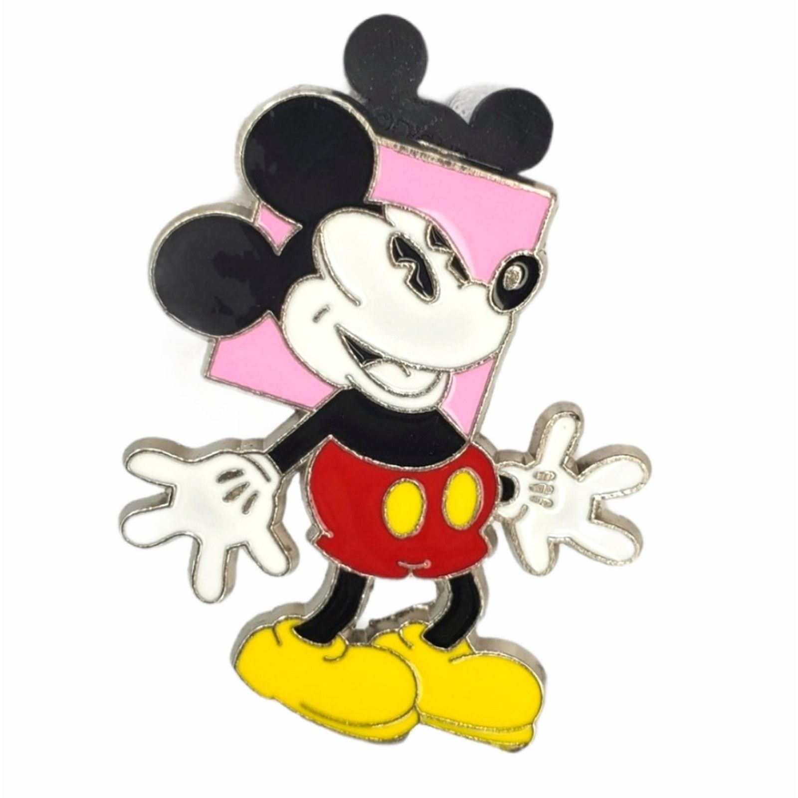 Disney Disney Mickey Mouse Pink Square Pin | Grailed