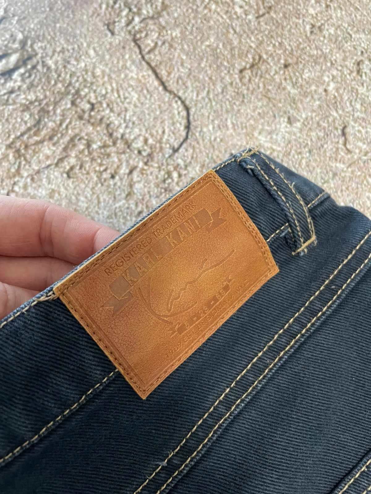 Karl Kani Vintage Karl Kani Big Logo Indigo Denim Jeans Size US 30 / EU 46 - 4 Thumbnail