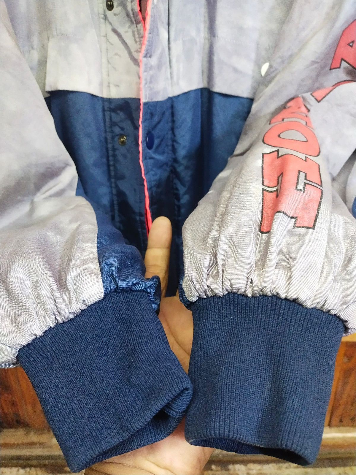 Honda × Vintage Vintage 90s Honda Racing Team Reversible Zipper Jacket Size US L / EU 52-54 / 3 - 4 Thumbnail
