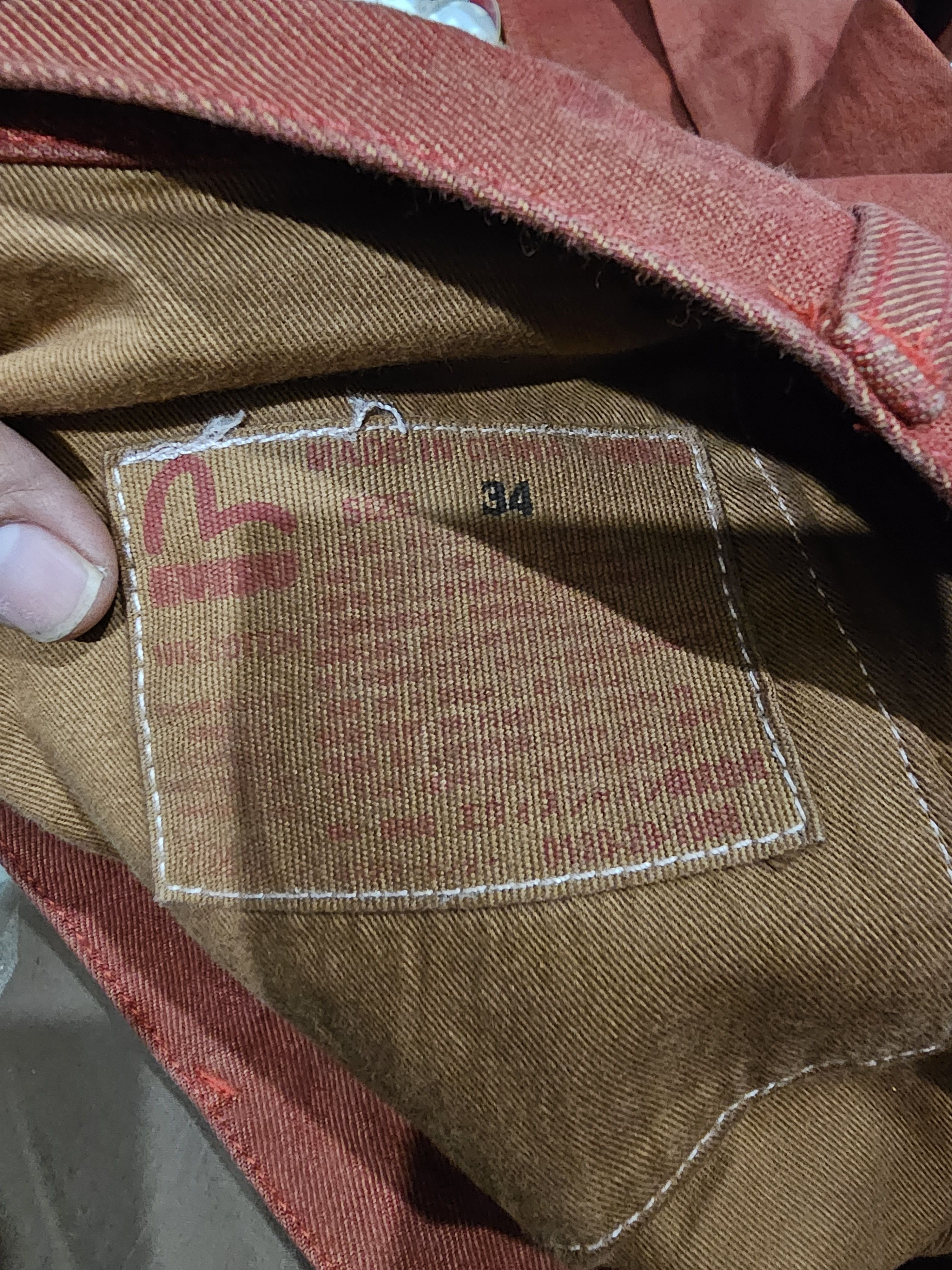 Evisu Vintage Evisu Yamane Red Denim Size US 34 / EU 50 - 7 Thumbnail