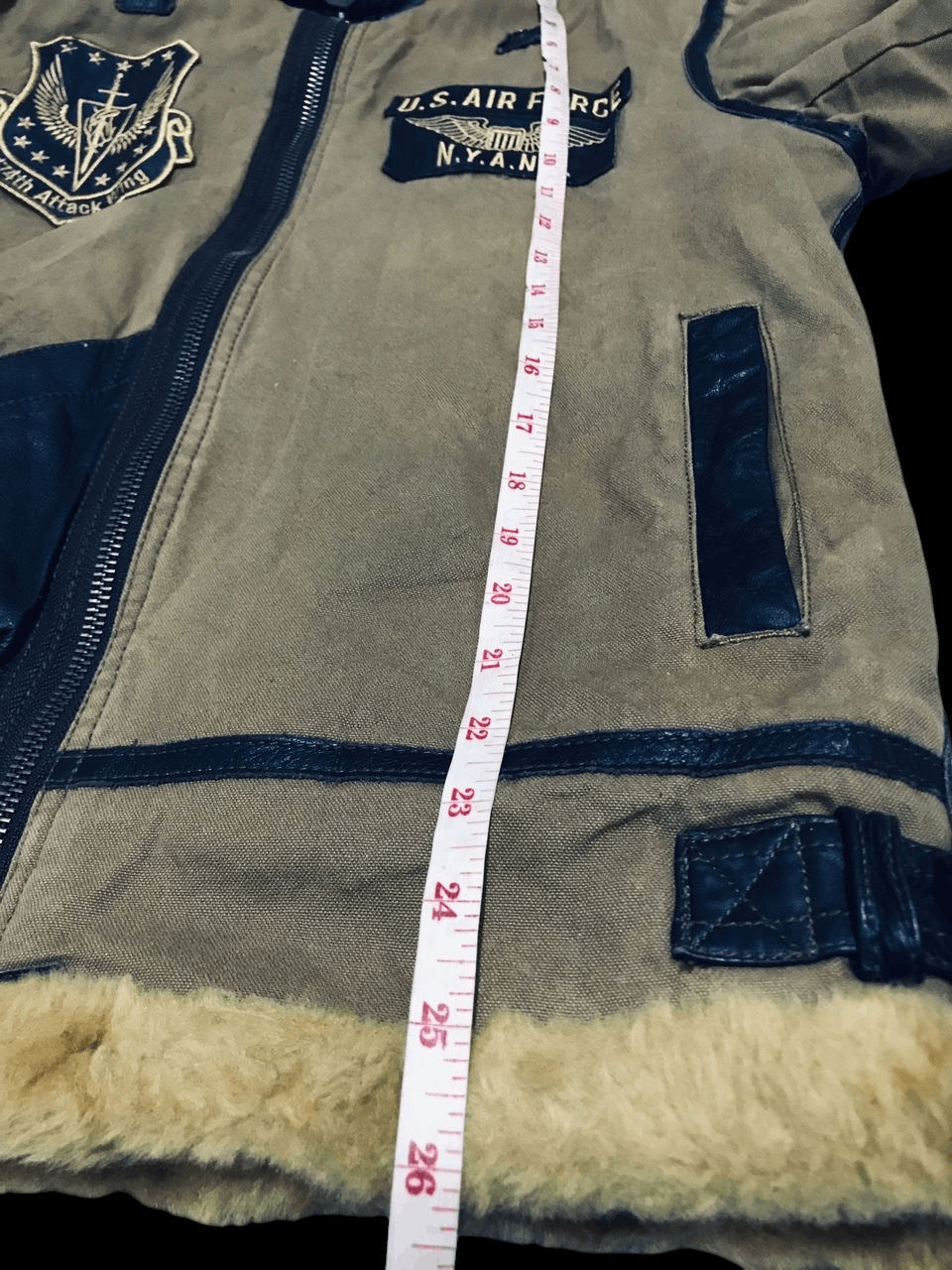 Vintage Avirex Flight Jacket with Patches