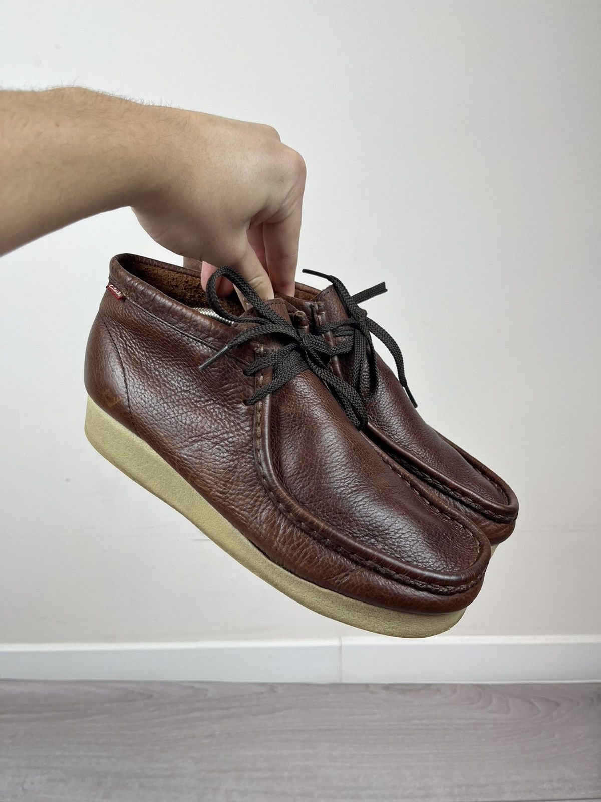 Clarks Wallabee Brown Leather Shoes Boots 9 US