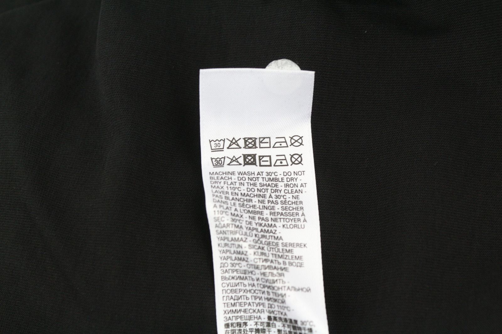 Diesel T-DIEGOS-K21 S Black Front Logo Tricot T-Shirt 84113 Size US S / EU 44-46 / 1 - 8 Thumbnail