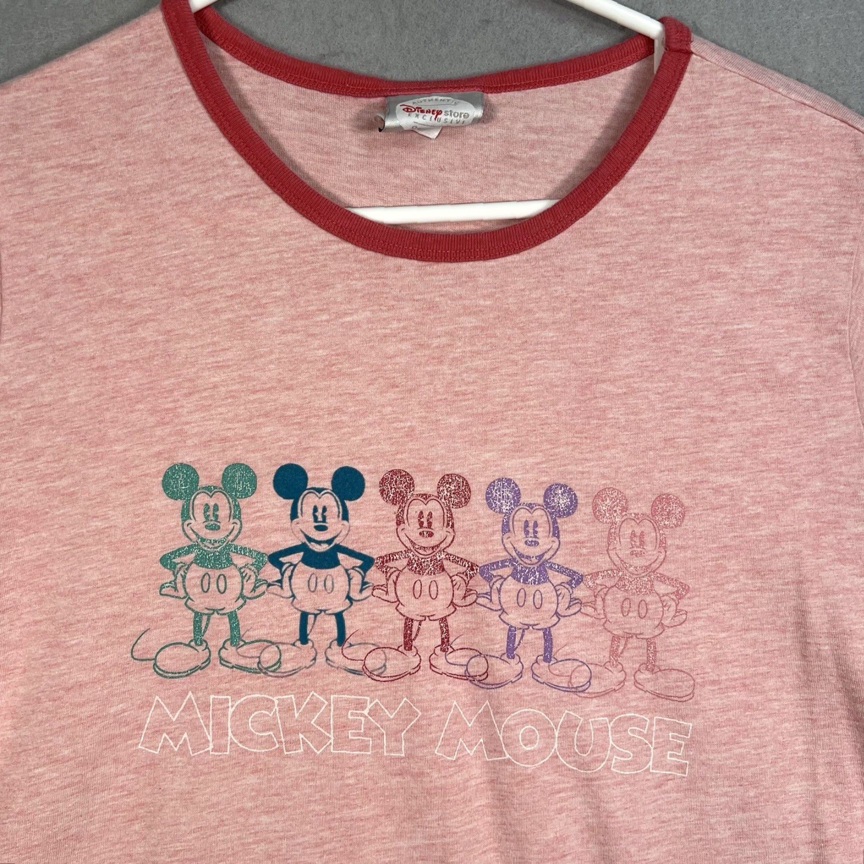 Disney VINTAGE Disney Mickey Mouse Sleep T Shirt Womens S/M Pink Originals Size S / US 4 / IT 40 - 2 Thumbnail