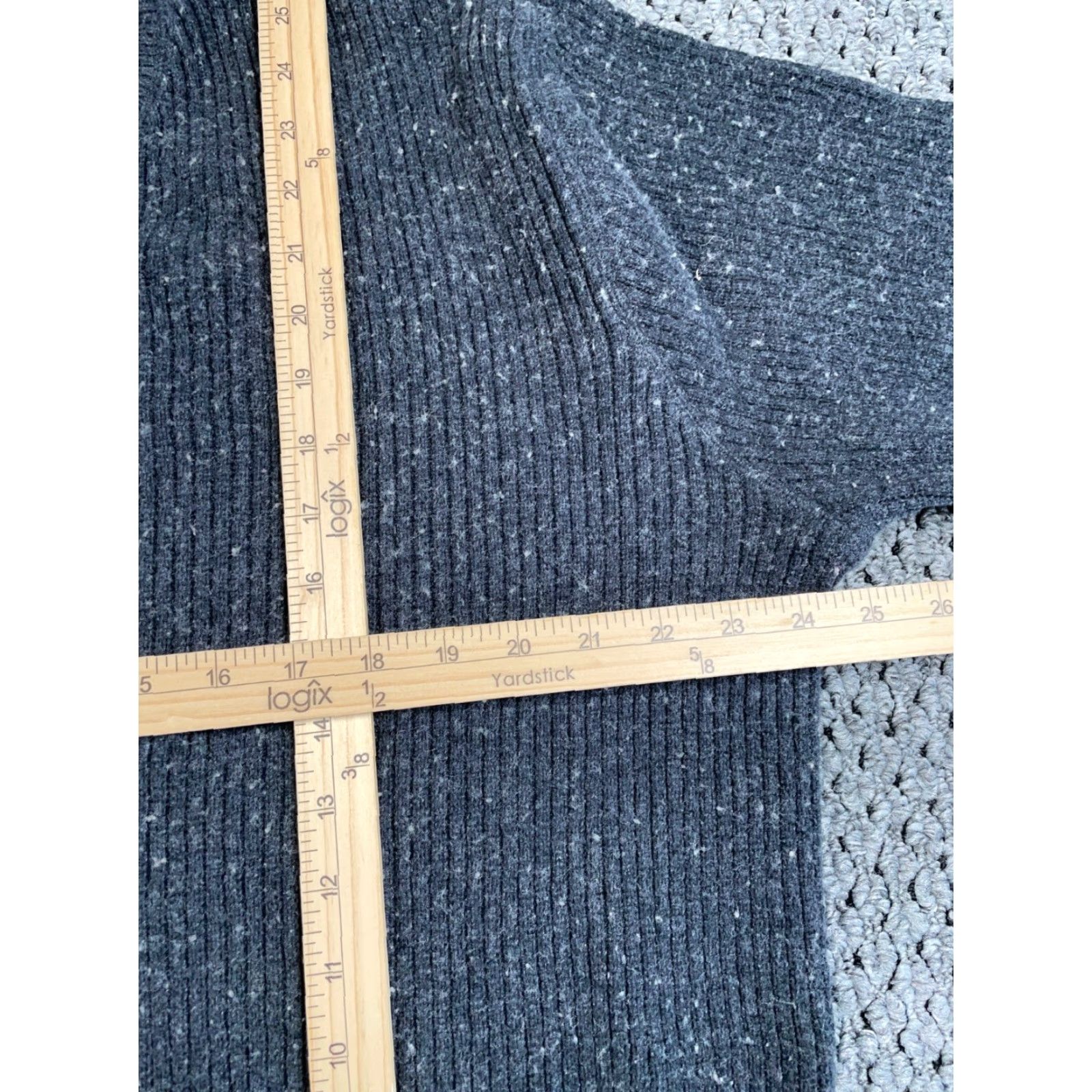Gap Gap Heavyweight Knit Sweater 2XL Dark Gray Casual Pullover Men Size US XXL / EU 58 / 5 - 7 Thumbnail