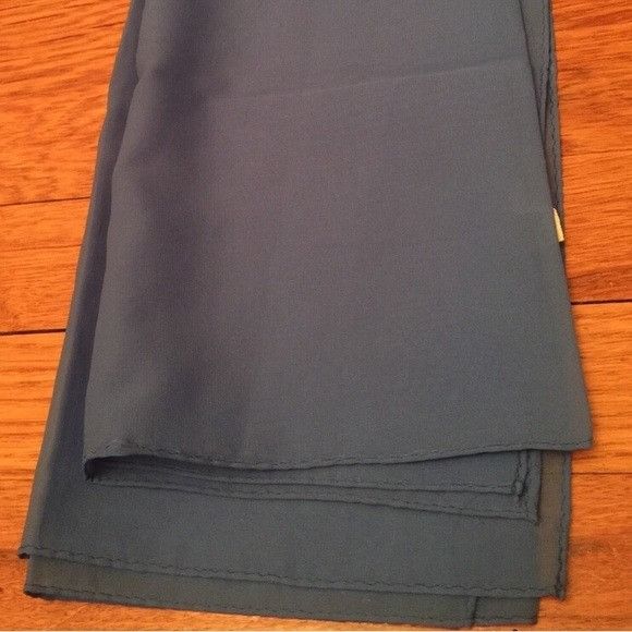 Vintage Vintage Blue Transparent Scarf Size ONE SIZE - 2 Thumbnail
