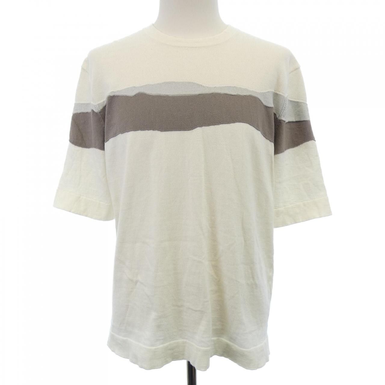 Hermes Hermes Hermes Cashmere Blend T Shirt Textile T-Shirts DUTY FREE for USA Size ONE SIZE - 1 Thumbnail
