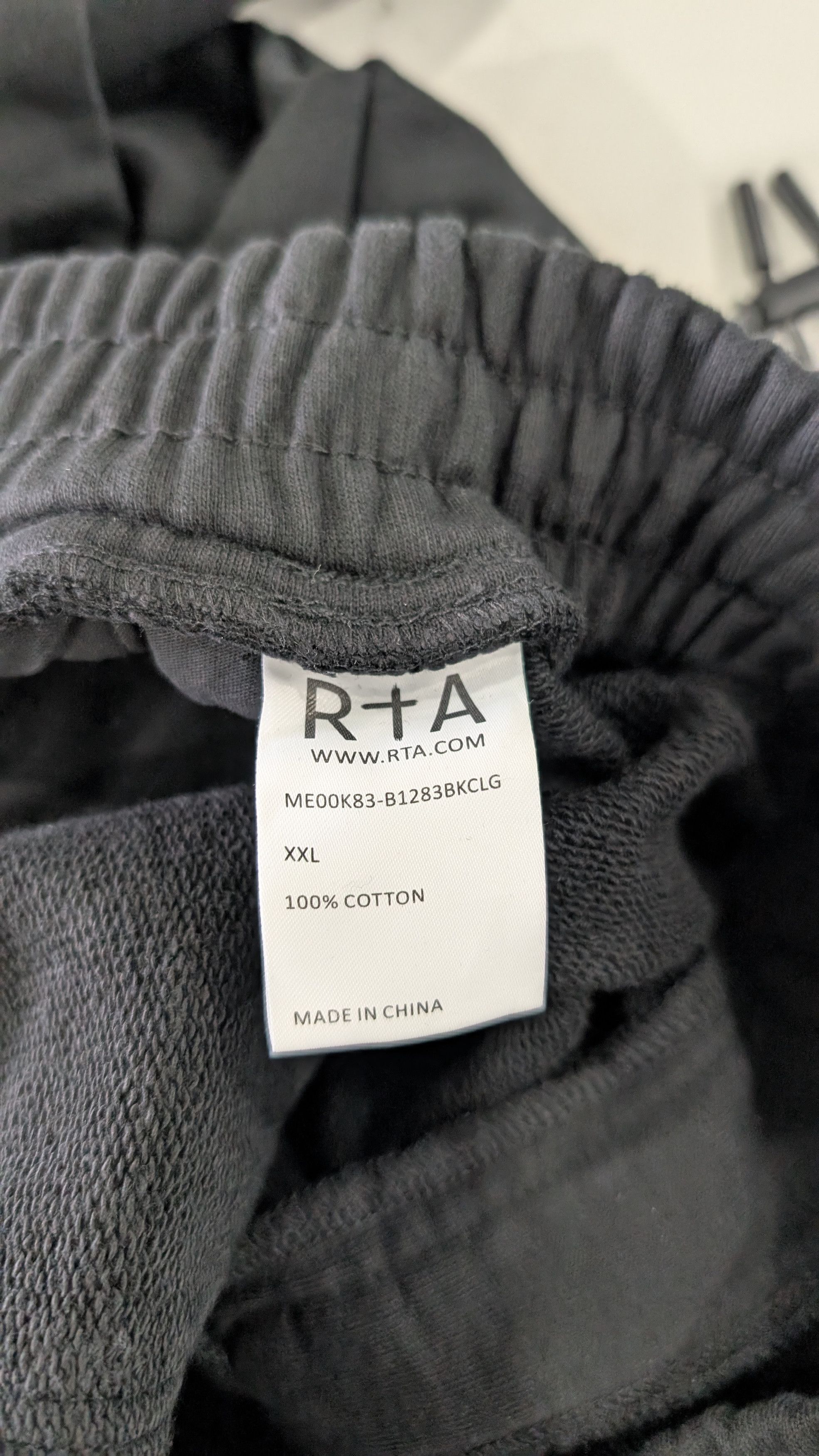 Rta RTA Owen Collegiate Sweatpants Black Size XXL Size US 36 / EU 52 - 6 Thumbnail
