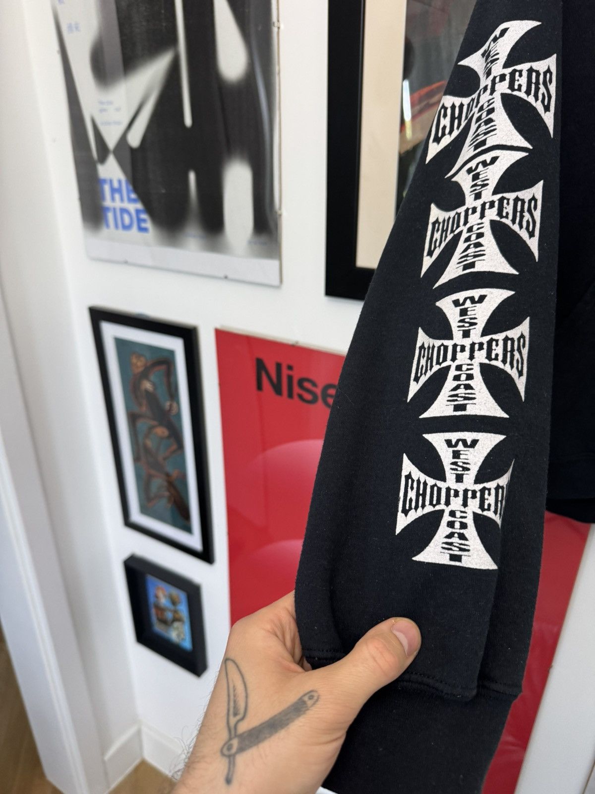 West Coast Choppers Vintage West Coast Choppers Hoodie Very Rare Y2k Hype Black Size US XL / EU 56 / 4 - 3 Thumbnail