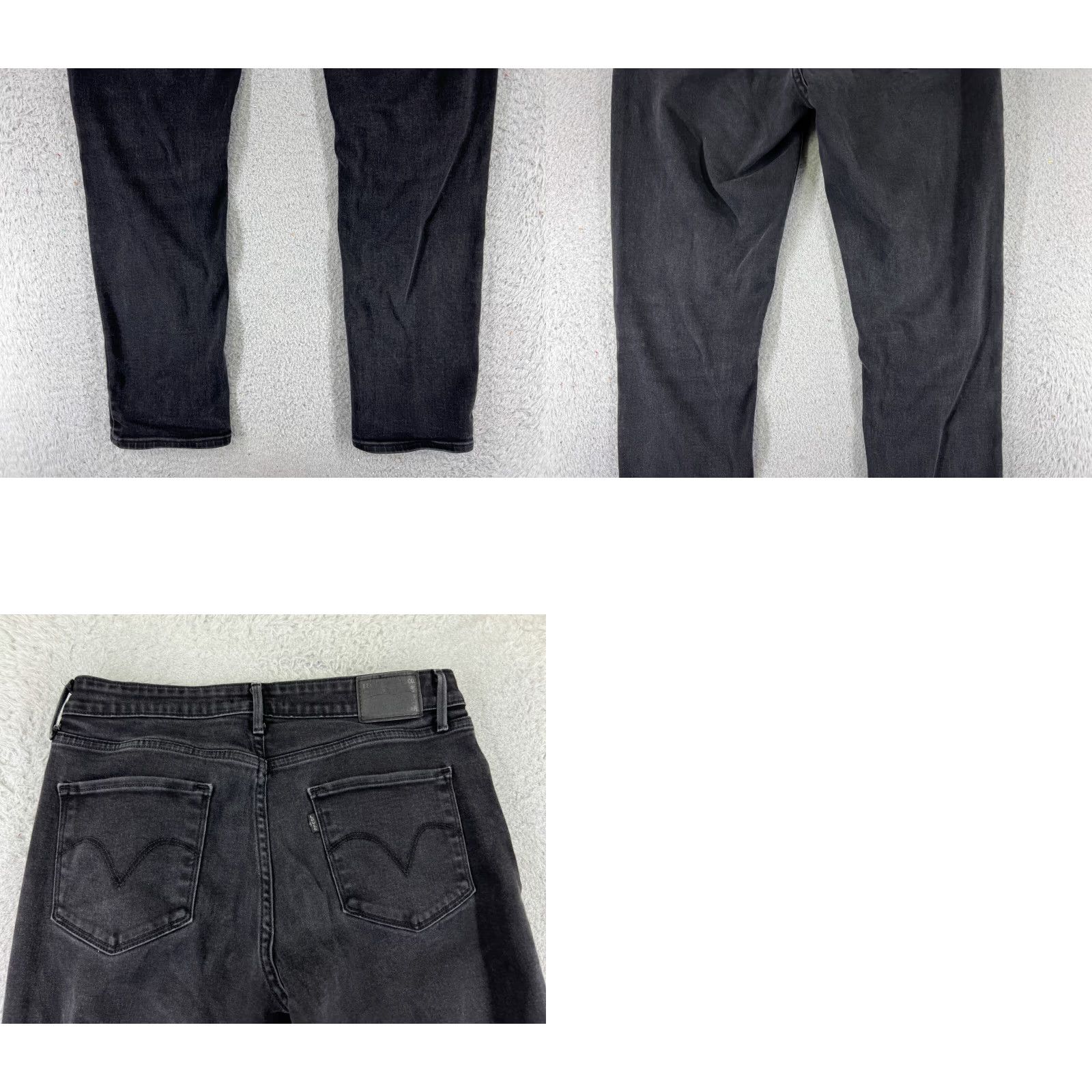 Levi's Levi's Jeans Women Black Denim Mid Skinny 29x28 Cotton Blend 10 Regular Size 32" / US 10 / IT 46 - 10 Thumbnail
