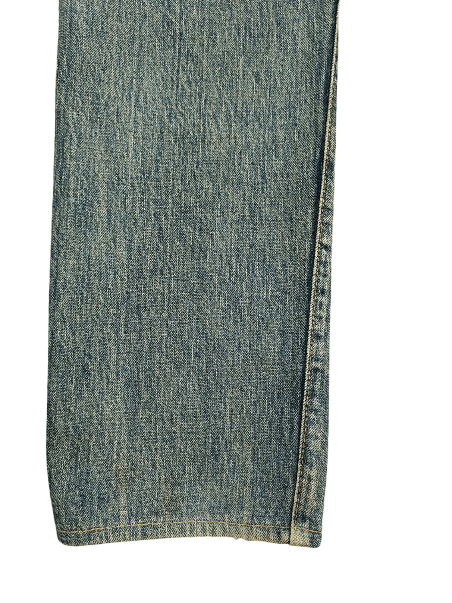 Denime 1990s Denime Japan Clawmark Distress Faded Raw Denim Jeans Size US 29 - 12 Thumbnail