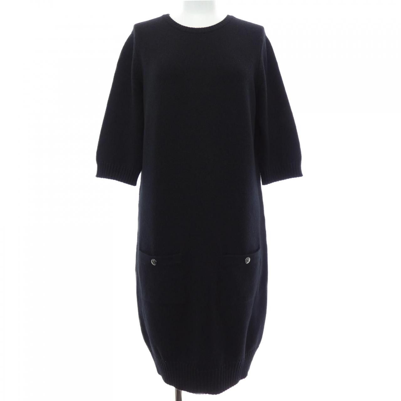 Chanel Chanel Chanel P34286K00951 08A Cashmere Dress Others Dresses P34286K00951 08A DUTY FREE for USA Size ONE SIZE - 1 Thumbnail
