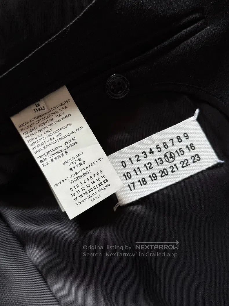 Maison Margiela Maison Margiela Woollen-coloured spun suit Size US L / EU 52-54 / 3 - 6 Thumbnail