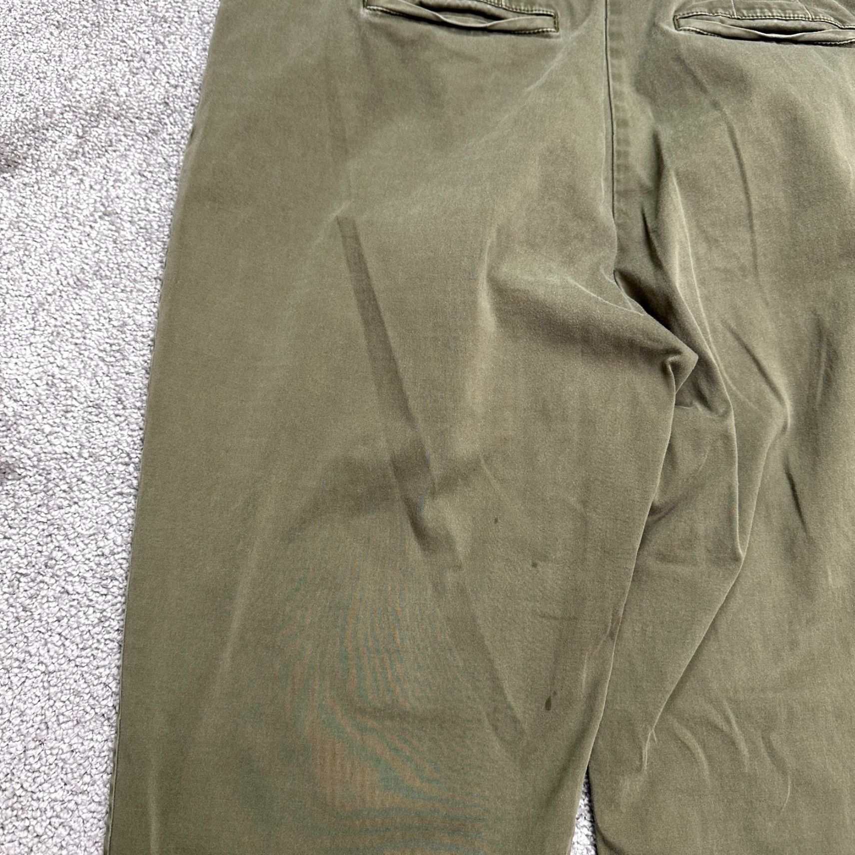 J. Jill J. Jill Live In Chino Pants Womens 12 Green Straight Leg Mid Rise Cotton 34x26.5 Vintage No Mens Womens Size 34" / US 12 / IT 48 - 5 Thumbnail