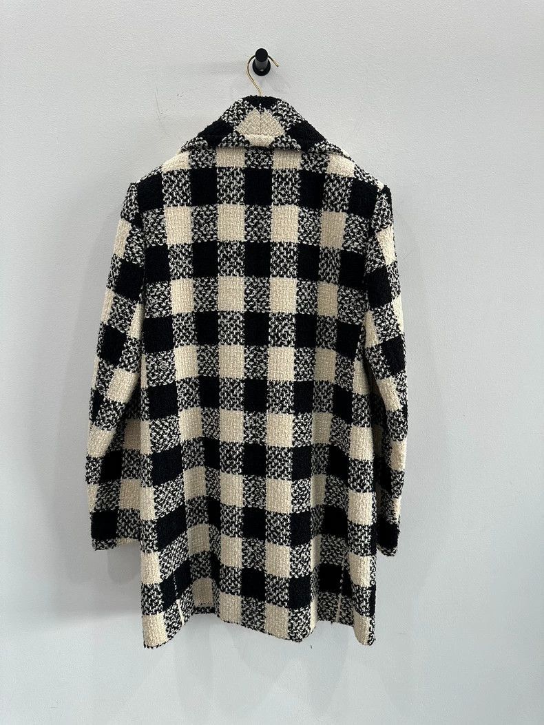 Chanel Chanel Black and Beige Checkered Coat -2505 Size US XS / EU 42 / 0 - 2 Thumbnail