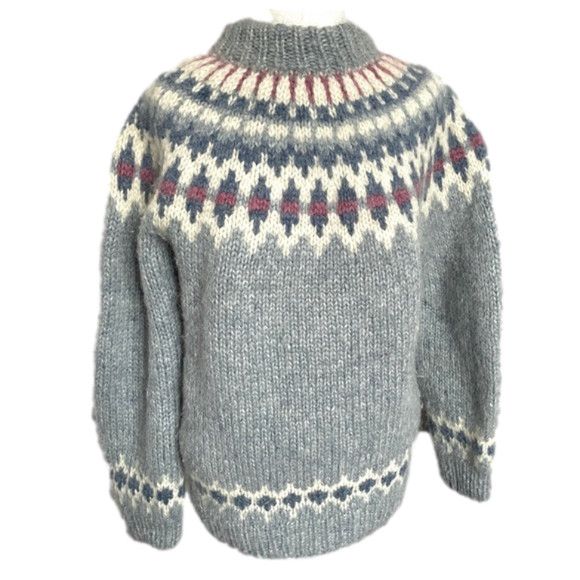 Vintage Kuhl Sweater Womens Large Alaska 1/4 Zip Oatmeal Pullover