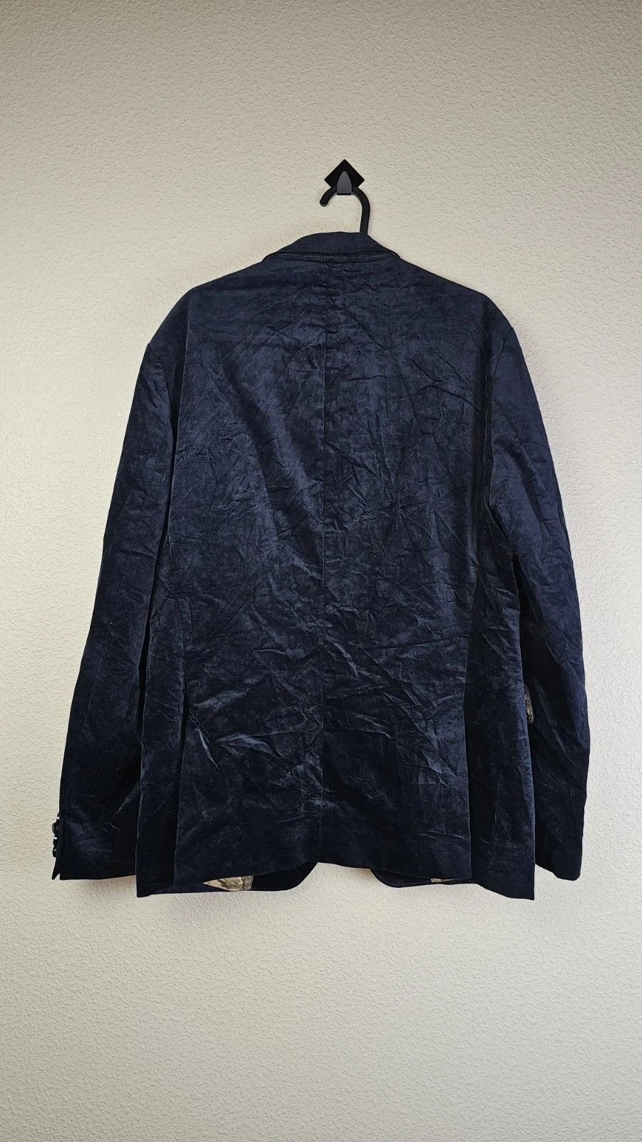 Hugo Boss Hugo Boss Coastus1-W Velvet Blazer Navy Blue 40R Size 40R - 2 Thumbnail