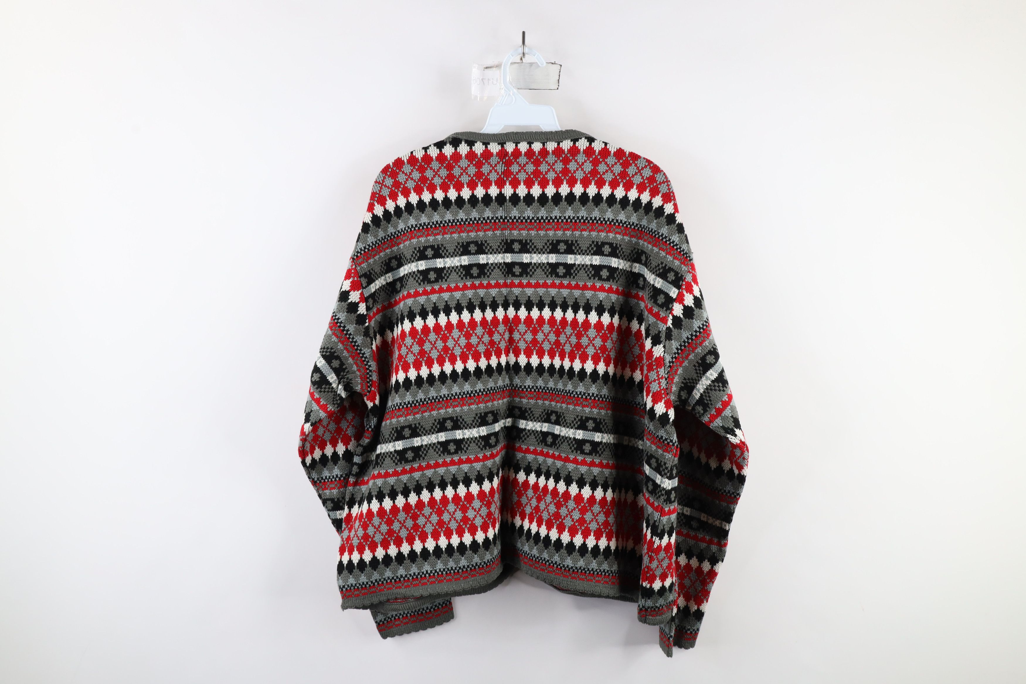 Vintage Vintage 90s Streetwear Knit Button Cardigan Sweater Acrylic Size XL / US 12-14 / IT 48-50 - 8 Thumbnail