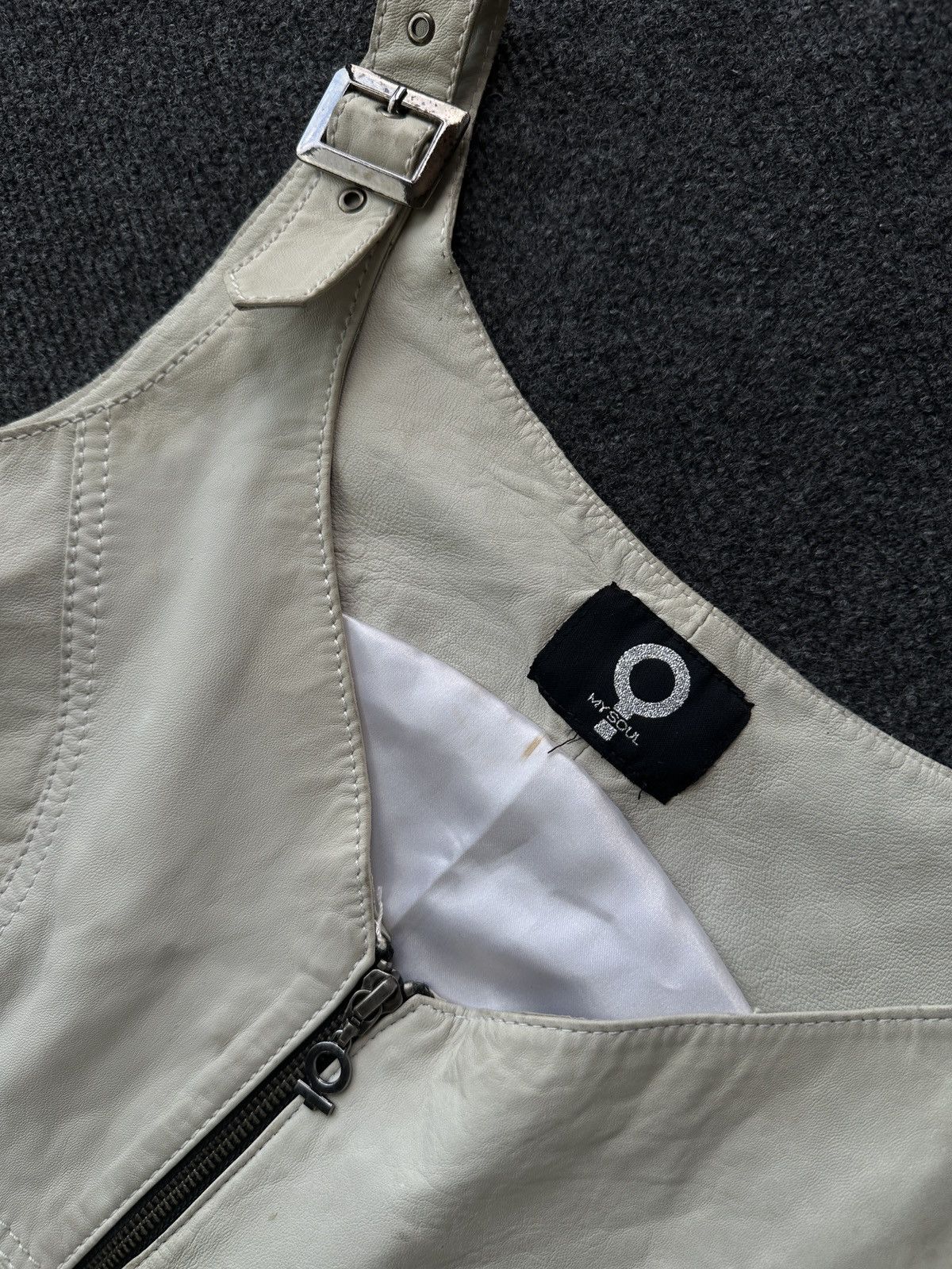 Other IFSIXWASNINE🚨 WOMEN LEATHER MY SOUL ZIP OPIUM Y2K Size XL / US 12-14 / IT 48-50 - 5 Thumbnail