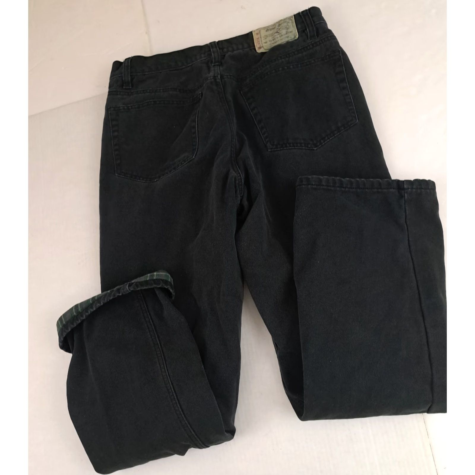 Vintage VINTAGE Red Head Pants Work Insulated Black 34-34 Cotton Canvas Cargo Pocket 31 Inseam Straight Mens Regular Winter Fall Size US 34 / EU 50 - 7 Thumbnail