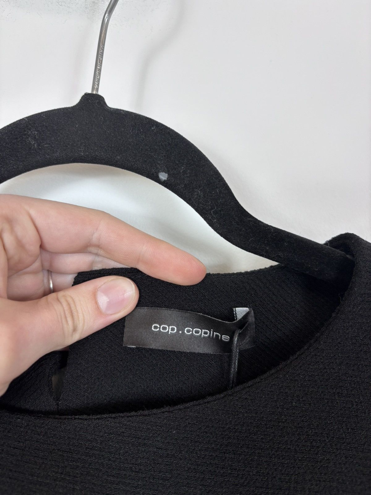 Cop Copine Cop Copine Ete NWT Women’s Black Blouse Pullover Sweatshirt Size M / US 6-8 / IT 42-44 - 9 Thumbnail