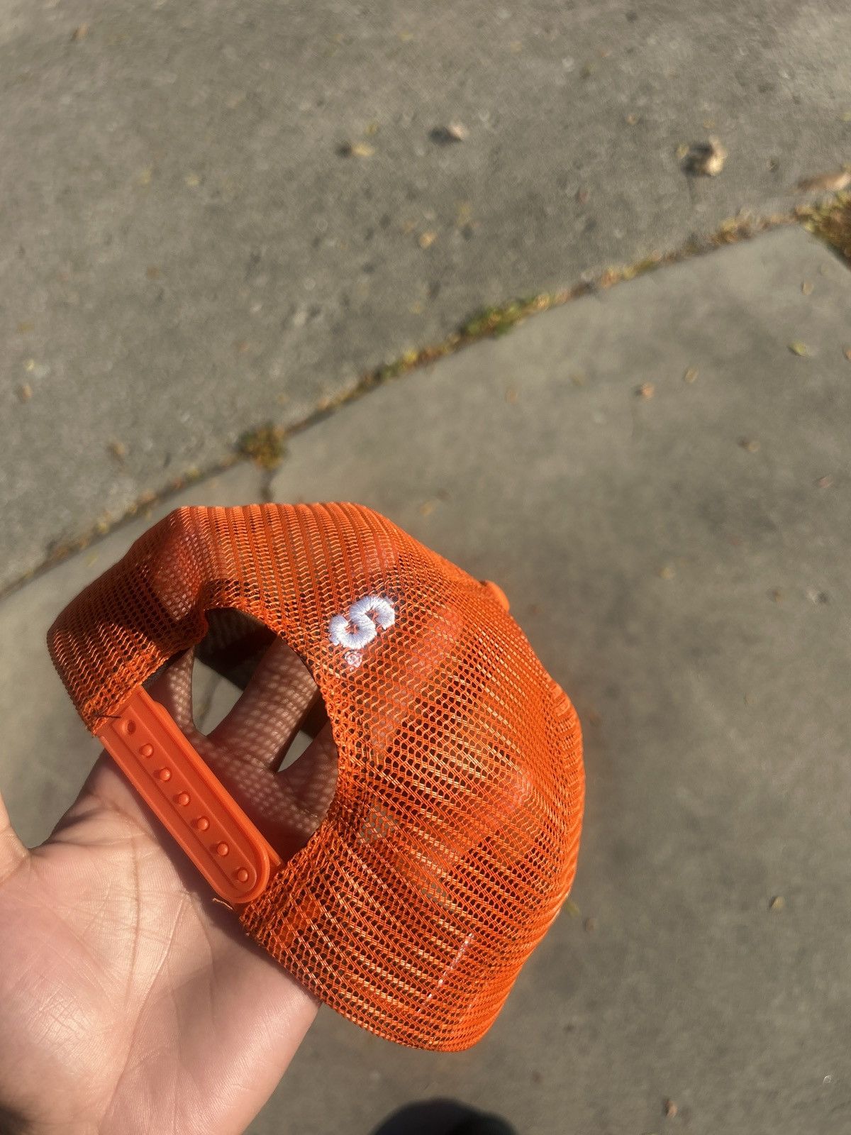 Supreme Orange supreme hat Size 28 - 1 Thumbnail