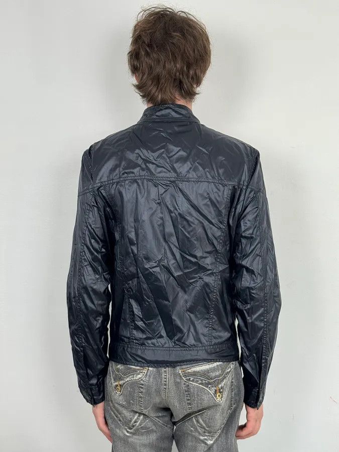 Yves Saint Laurent SS2004 Yves Saint Laurent Navy Shiny Cargo Jacket Size US M / EU 48-50 / 2 - 4 Thumbnail