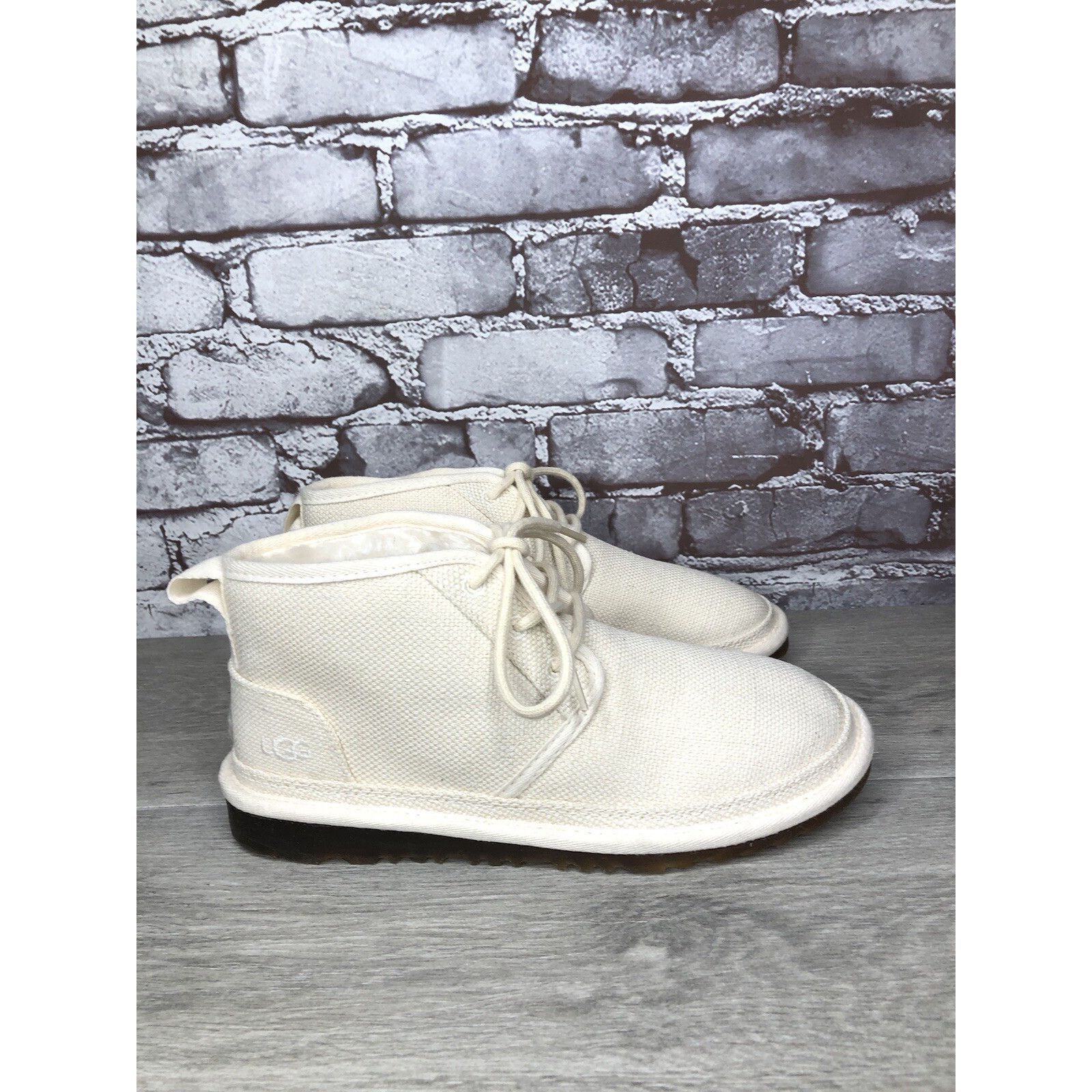 Ugg UGG Neumel Natural White Ankle Lace Up Chukka Boots Men’s Sz Size US 7 / EU 40 - 3 Thumbnail