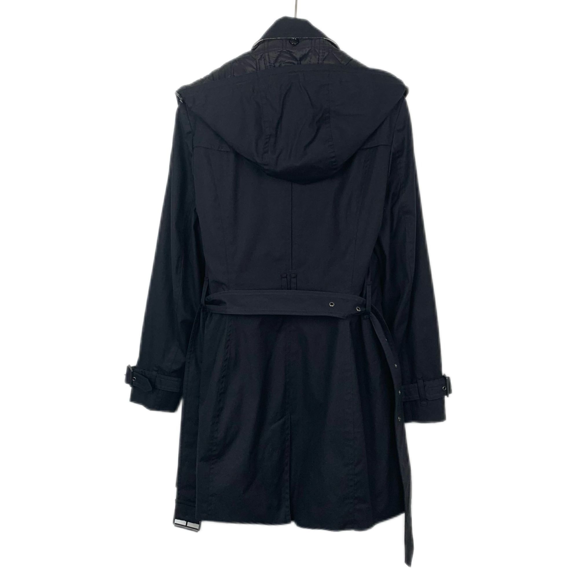 Burberry Burberry Womens Black Hooded Trench Coat W/ Detachable Liner Size S / US 4 / IT 40 - 7 Thumbnail