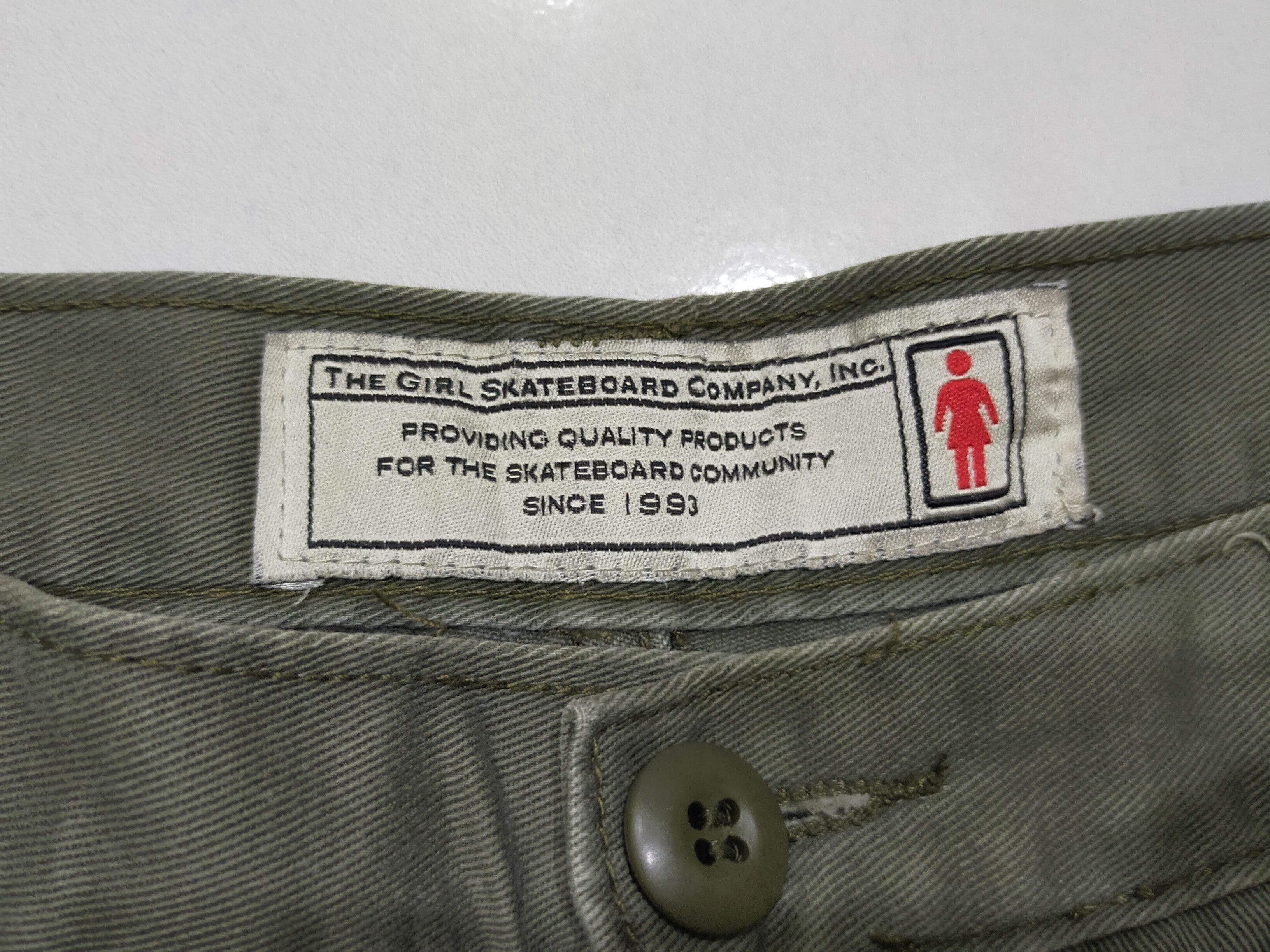 Girl Skateboards × Vintage 🔥 VINTAGE THE GIRL SKATEBOARD COMPANY. INC. CARGO PANTS Size US 33 - 6 Thumbnail