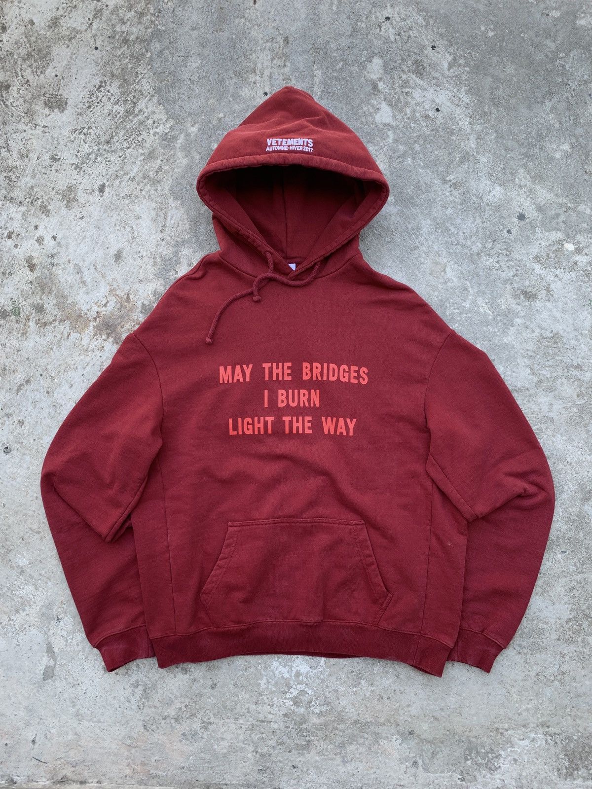 Vetements Hidden Side Seized Website Mask Hoodie [M] | Grailed