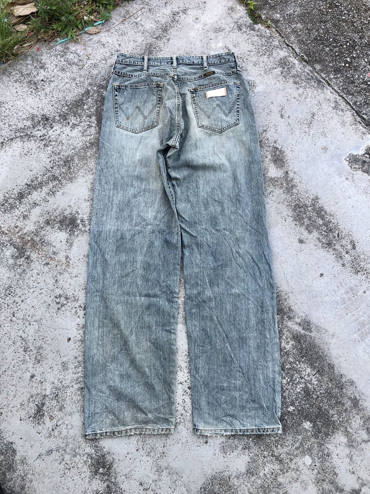 Vintage BAGGY RUSTY VINTAGE WRANGLER JEANS Size US 31 - 5 Thumbnail